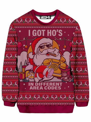 Santa Pimp Ugly Sweater