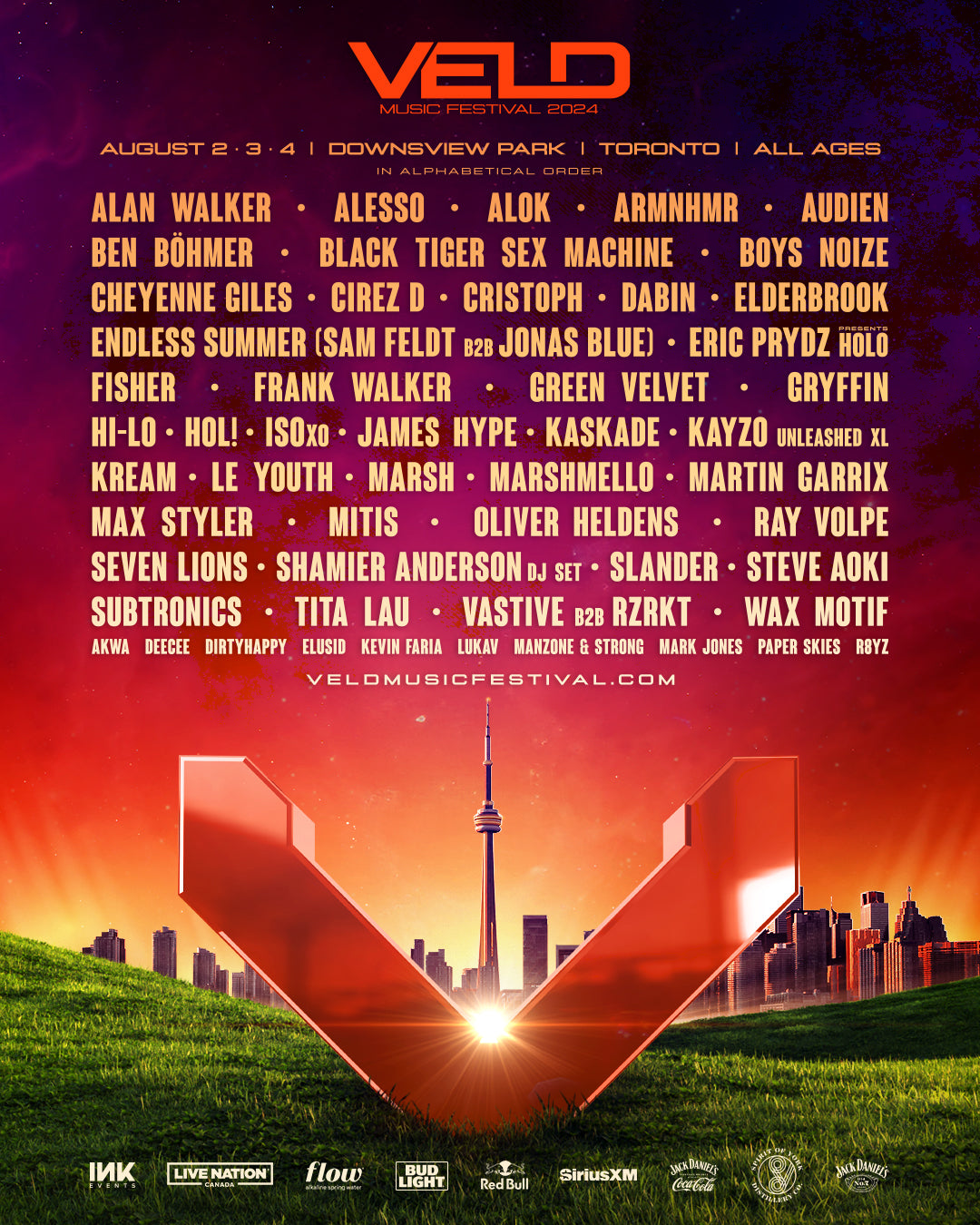 Veld Music Festival 2024, EDM, tickets, lineup