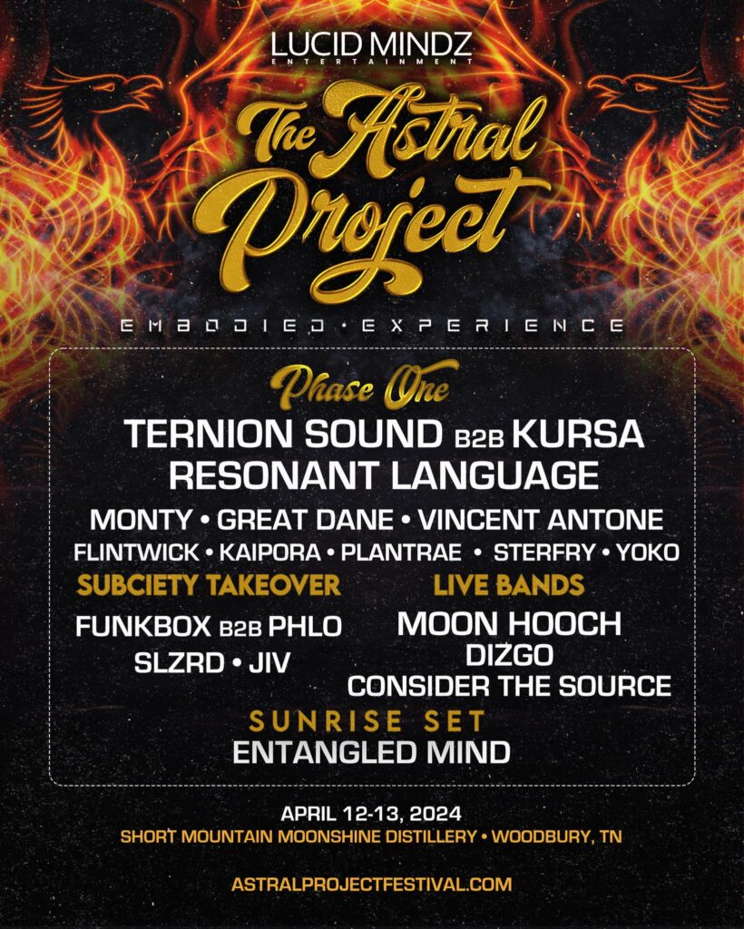 The Astral Project 2024 lineup, tickets, Music Festival, iEDM