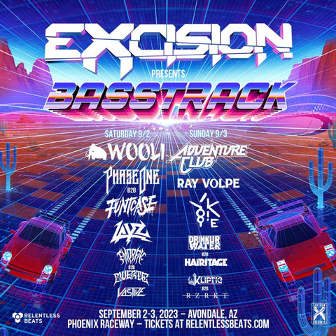 Music Festivals 2023, EDM, tickets, lineup, Excision Presents Basstrack