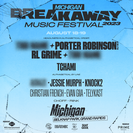 Music Festivals 2023, EDM, tickets, lineup, Breakaway, Michigan
