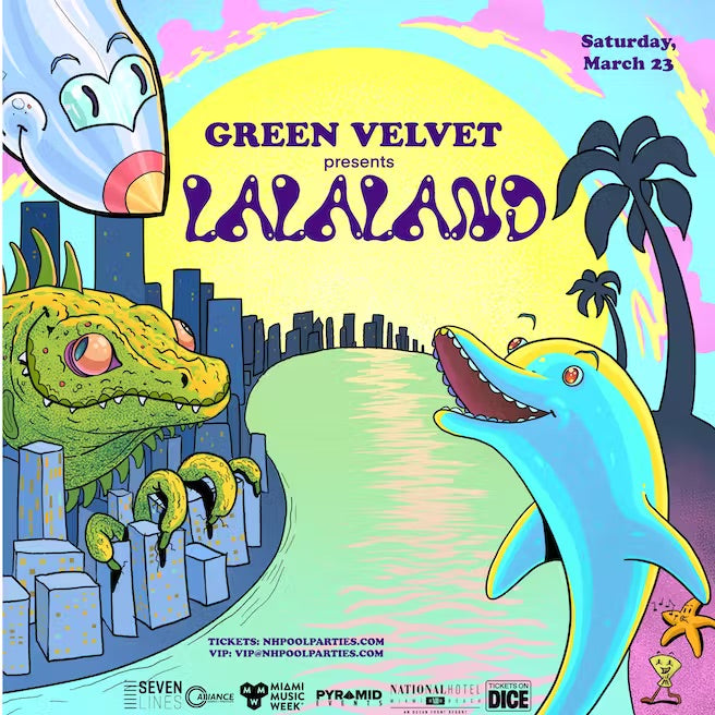 Green Velvet Presents La La Land Miami At National Hotel, Miami Music Week 2024