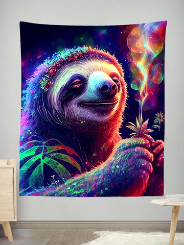 Chill Sloth Tapestry