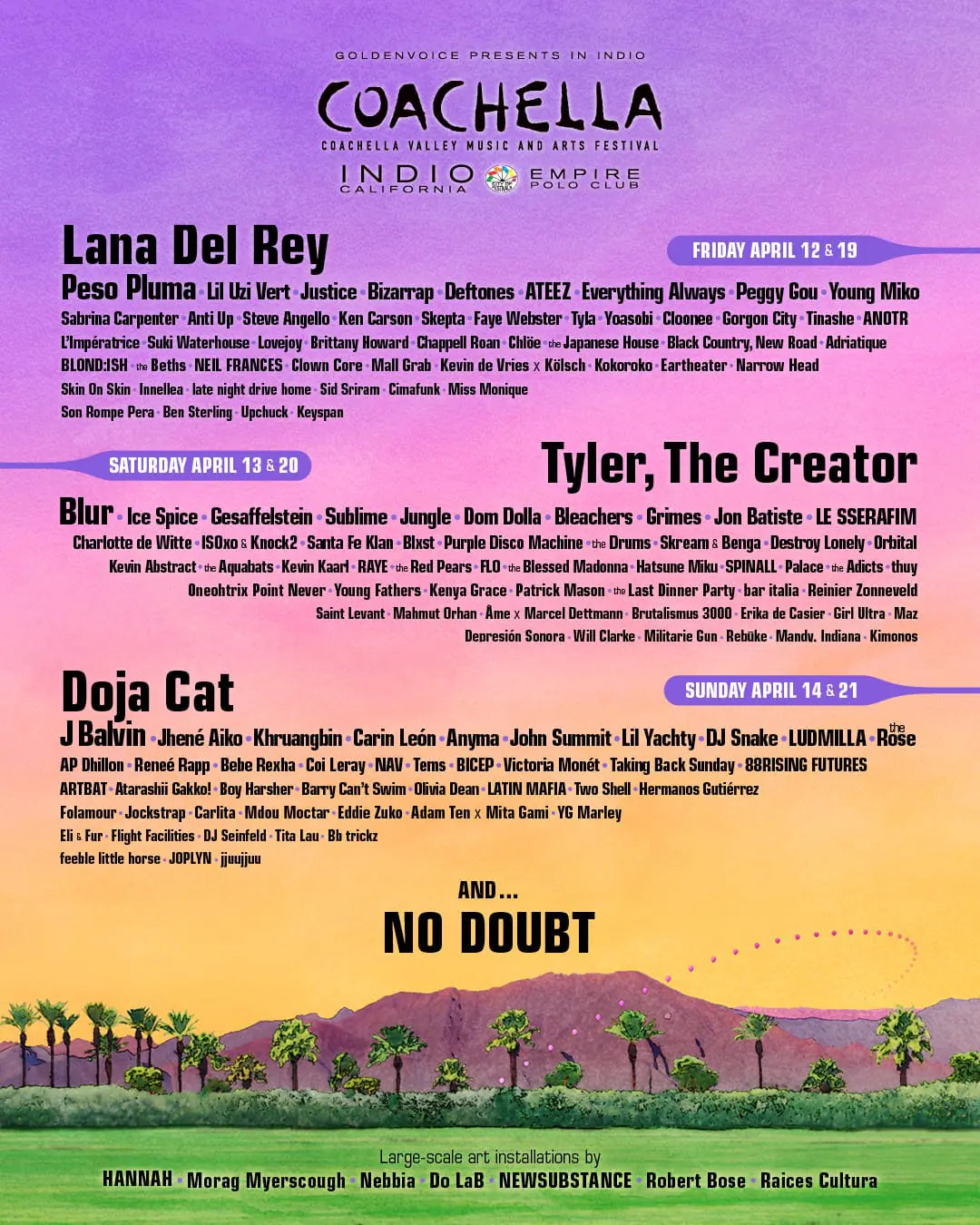 Coachella 2024 lineup, tickets, Music Festival, iEDM