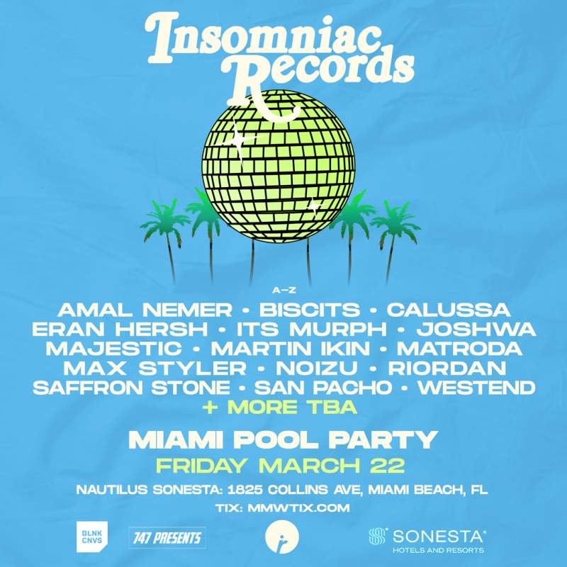 Insomniac Records Pool Party At Nautilus Sonesta, Miami Music Week 2024