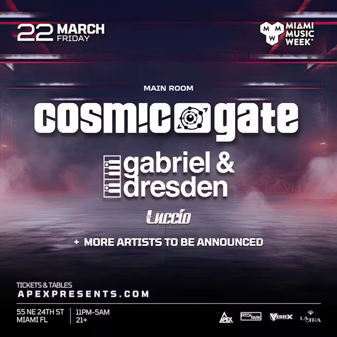 Cosmic Gate + Gabriel & Dresden At La Otra, Miami Music Week 2024