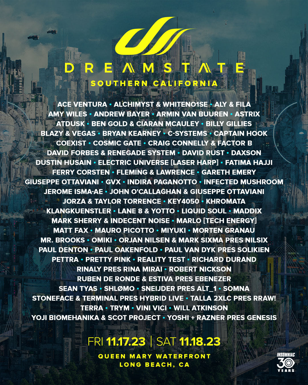 Music Festivals 2023, EDM, tickets, lineup, Dreamstate