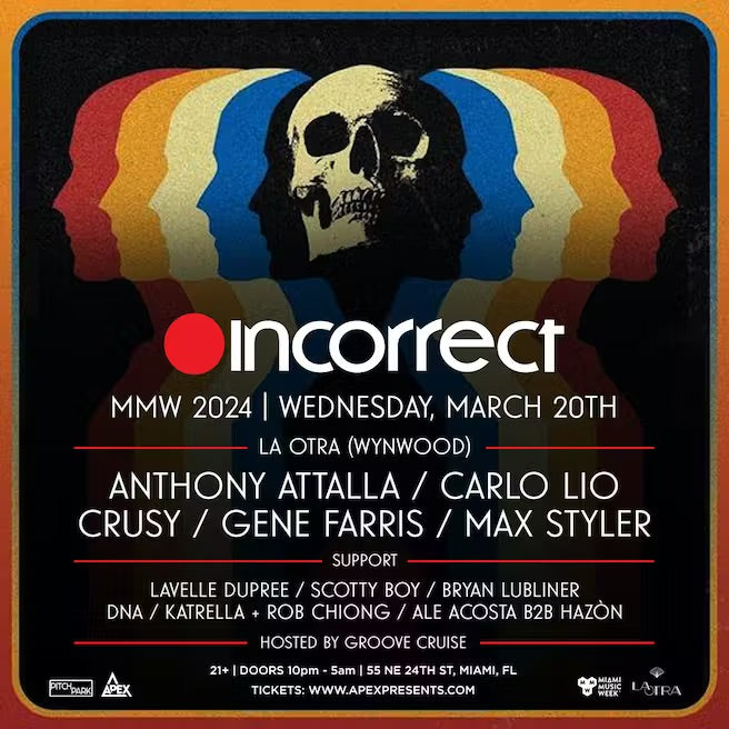 Incorrect Showcase At La Otra, Miami Music Week 2024