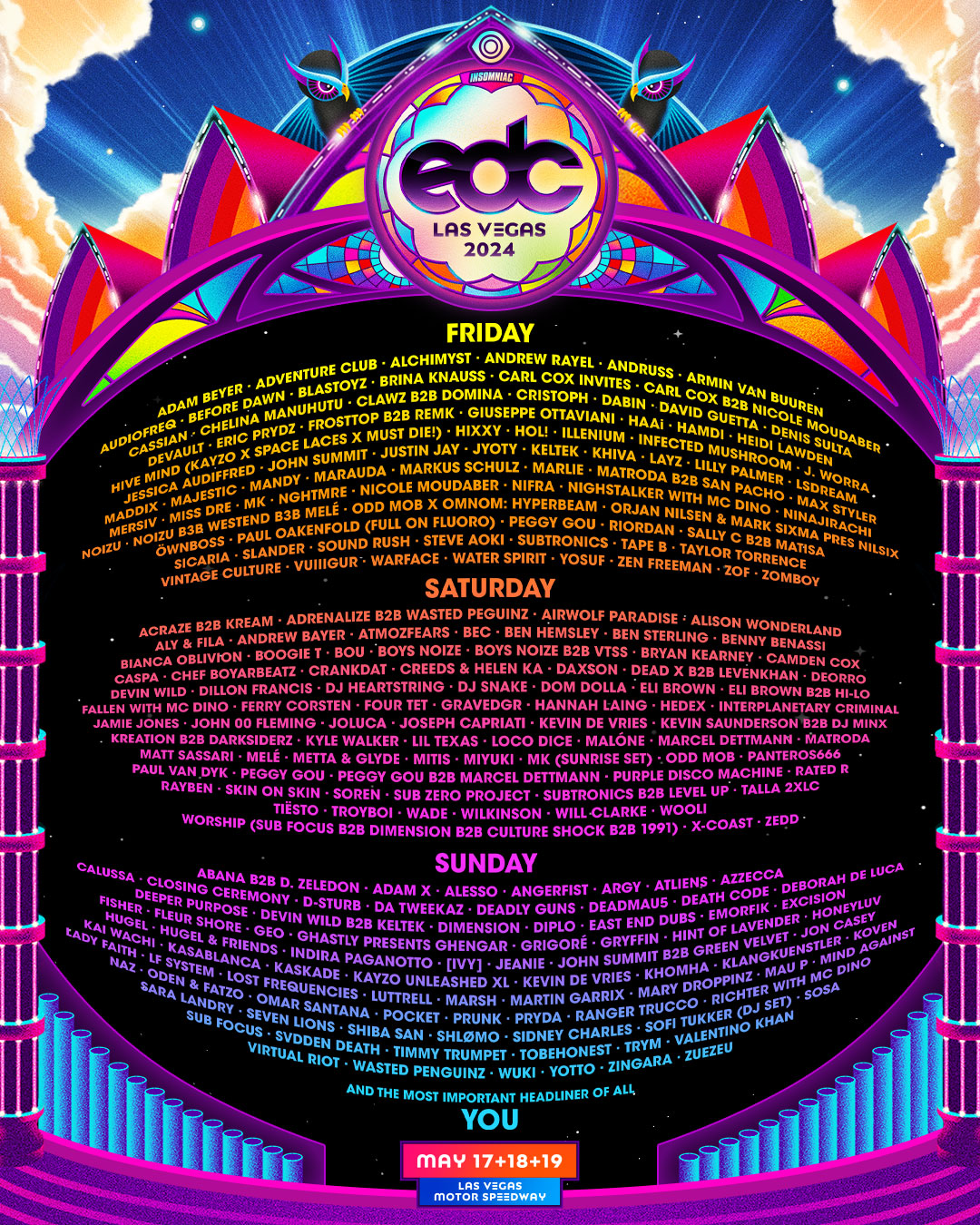 EDC Las Vegas 2024 lineup
