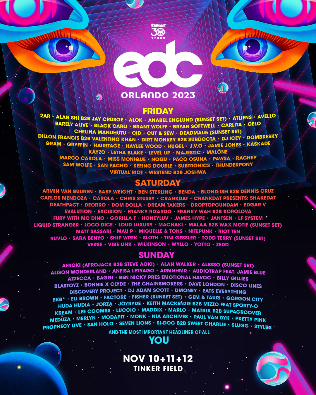 EDC orlando 2023 lineup