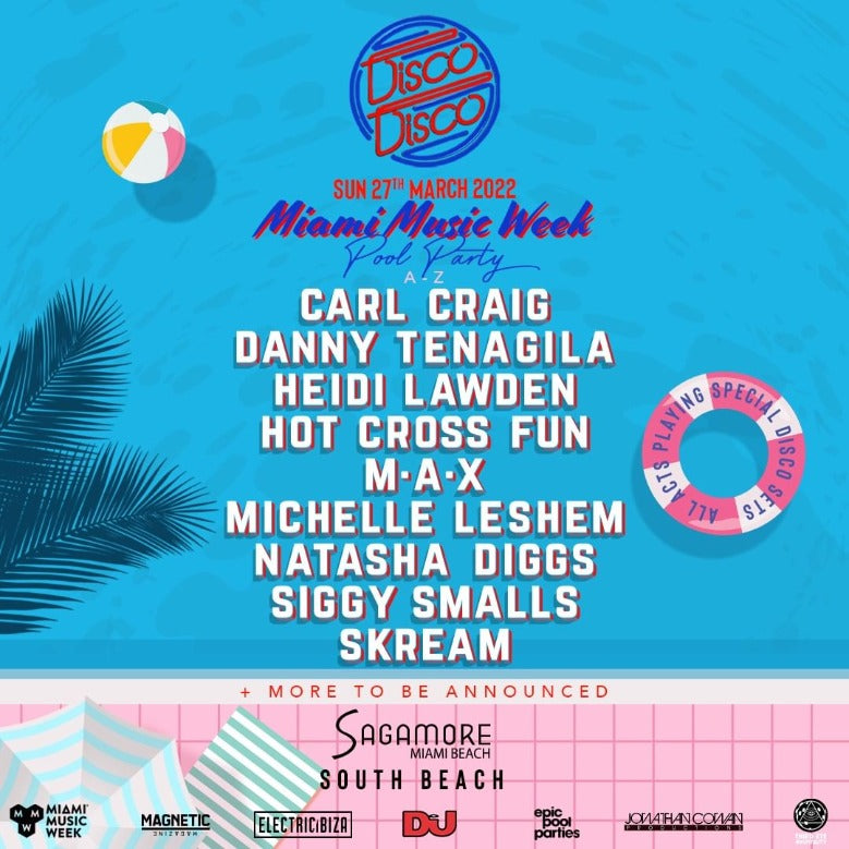 Eats Everything, Dennis Ferrer, HoneyLuv and more announced for DJ Mag Miami  pool party 2022