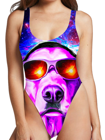 Nebulous K9 High Cut One-Piece Swimsuit