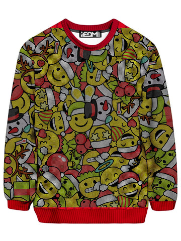 Emoji Christmas Ugly Sweater