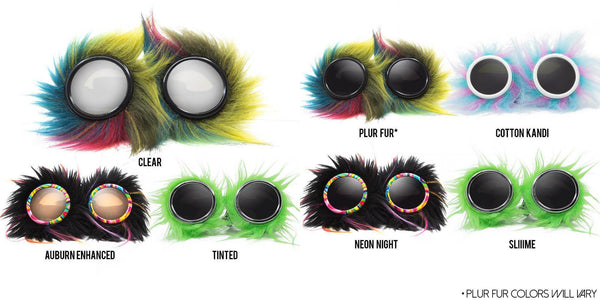 Furry Party Animal Diffraction Goggles