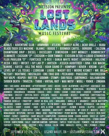 Music Festivals 2023, EDM, tickets, lineup, Lost Lands