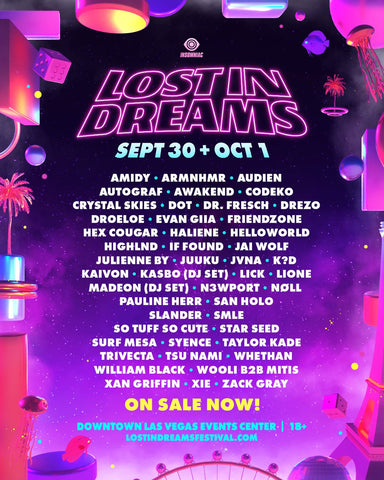 Music Festivals 2023, EDM, tickets, lineup, Lost in Dreams