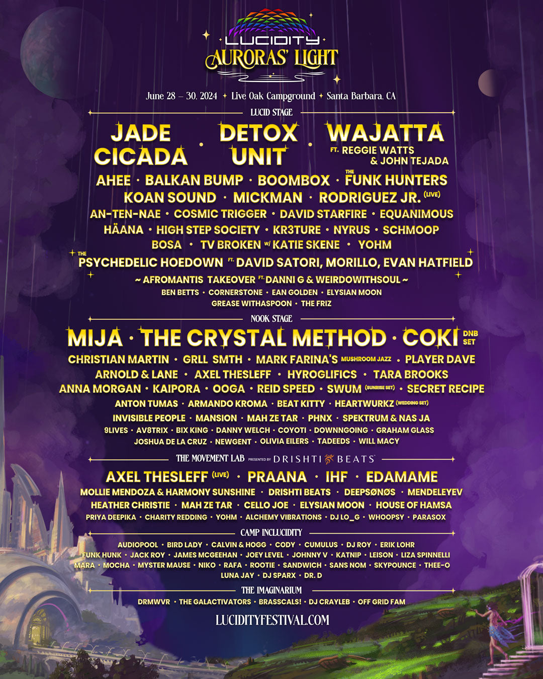 Lucidity 2024 lineup, tickets, Music Festival, iEDM