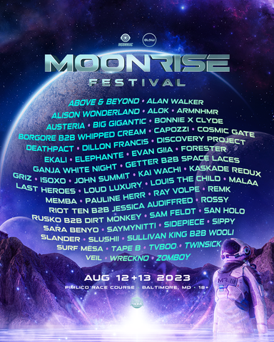 Music Festivals 2023, EDM, tickets, lineup, Moonrise Festival