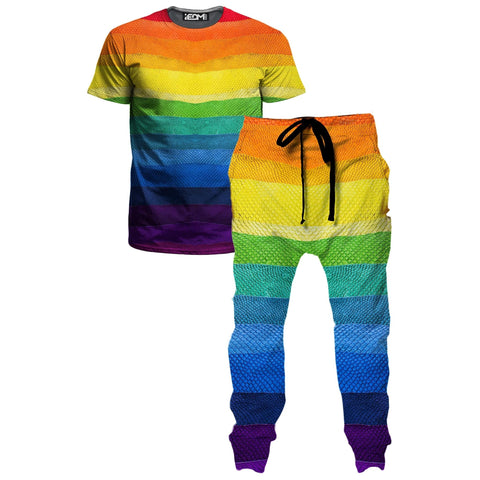 Rainbow Snake T-Shirt and Joggers Combo
