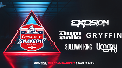 Indy 500 Snake Pit 2024 lineup, tickets, Music Festival, iEDM