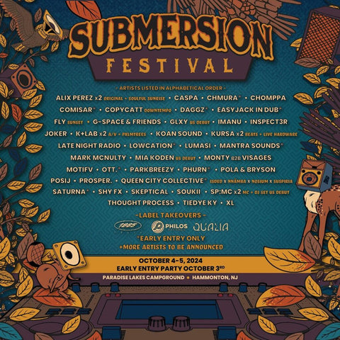 Music Festivals 2024, EDM, tickets, lineup, Submersion