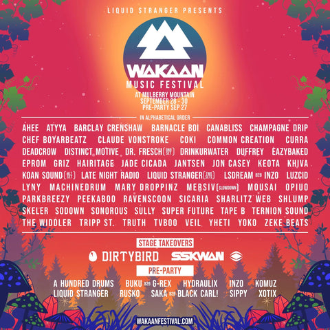 Music Festivals 2023, EDM, tickets, lineup, WAKAAN