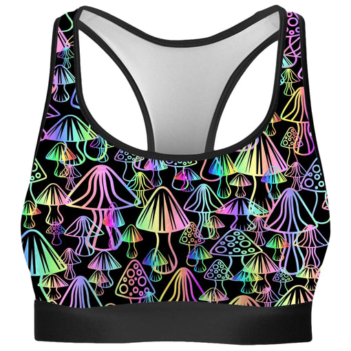 YOGA BRA Top Sacred Geometry Flower of Life Tie Dye Meditation Hippy  Psytrance Rave Festival Fairtrade Handmade by Wobble and Squeak -   Canada