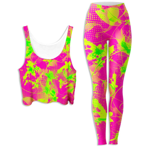 Spread Zumba Love High Waisted Laced Up Leggings