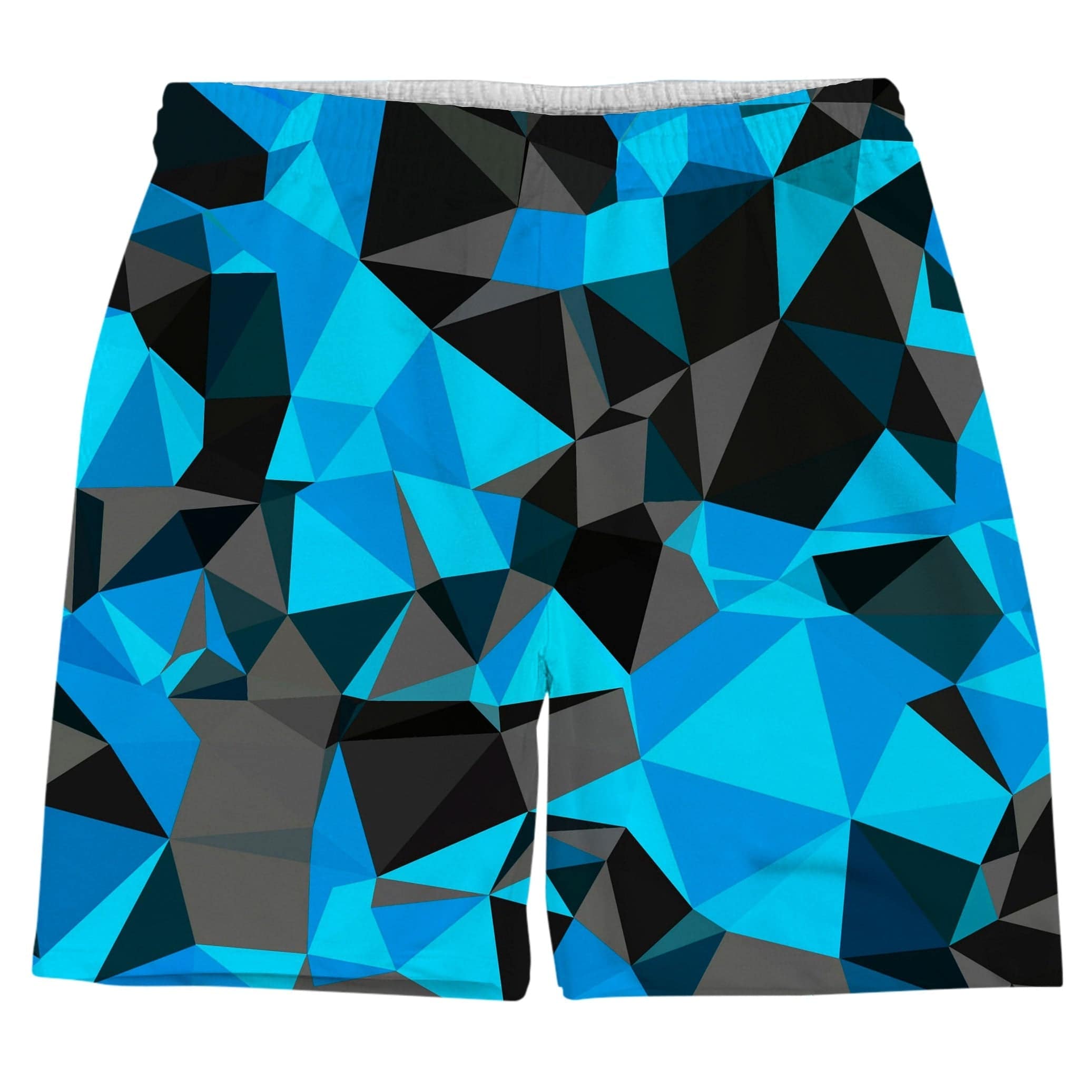 Blue and Black Geo Weekend Shorts