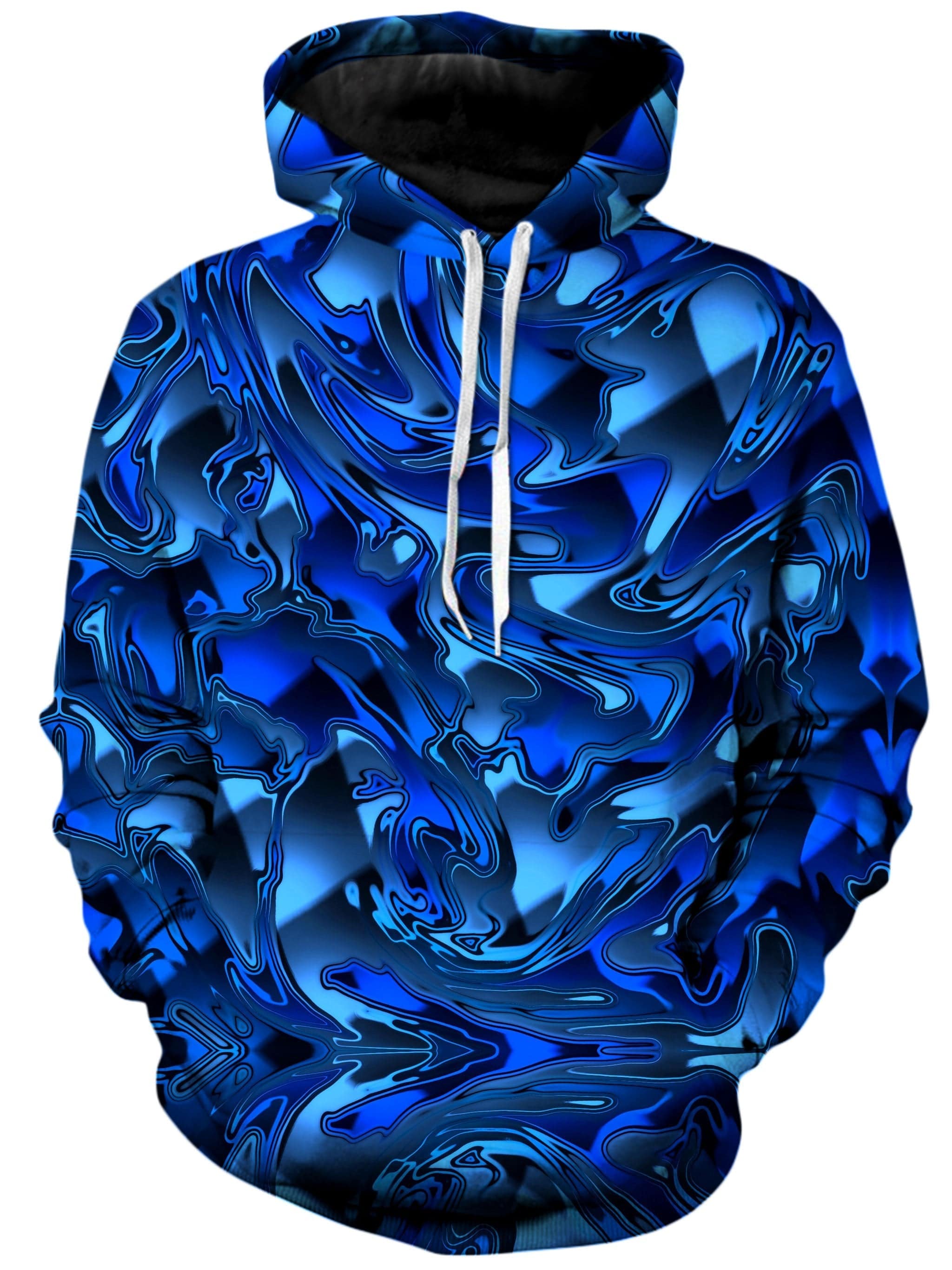 Blue Chromatic Melt Unisex Hoodie