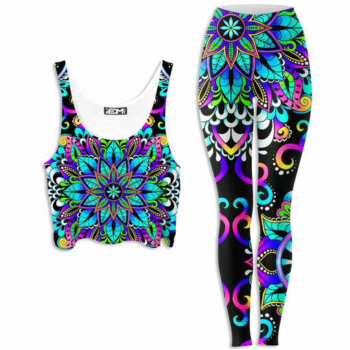 Magic Mushrooms Crop Top and Leggings Combo