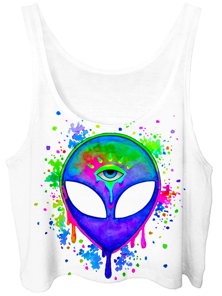 Splatter Alien Crop Top Iedm 8900