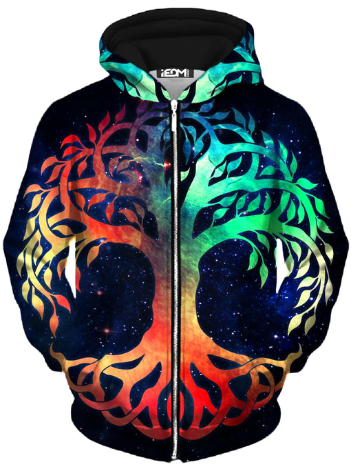 Skull Color Blast Zip-Up Hoodie and Leggings Combo – iEDM