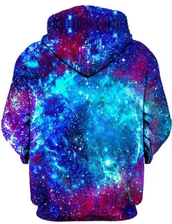 On Cue Apparel - Blue Galaxy Unisex Hoodie