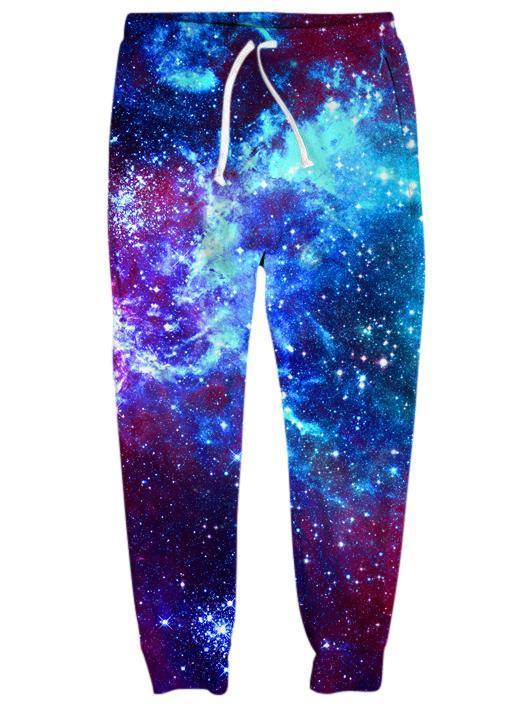 Blue Galaxy Joggers | iEDM