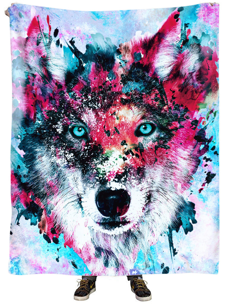 Wolf Plush Blanket Iedm