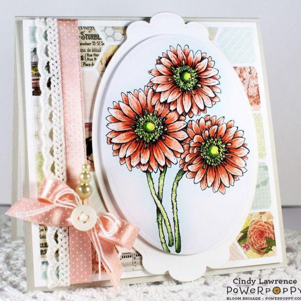 Gerbera Daisies Digital Stamp Set - Power Poppy by Marcella Hawley