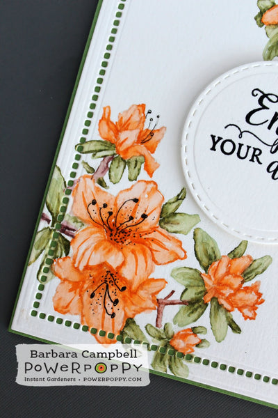 Azaleas Forever Digital Stamp Set - Power Poppy by Marcella Hawley