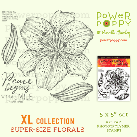 Tiger Lily XL Stamp Set