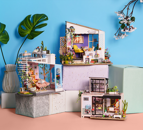 The most fashionable and detailed DIY miniature handmade houses in the world.