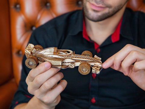 This 3D puzzle car is made with premium quality, highly durable wood and plastic, 