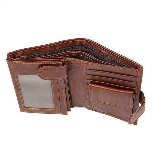 Tuccipolo r-8129x bright brown cowboy leather purse money wallets for