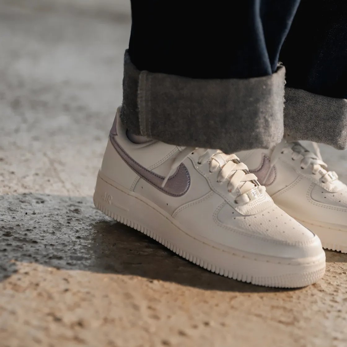Nike Wmns Air Force 1 07 LX AF1 Athletic Club Grey Women Casual Shoes  DQ5079-001