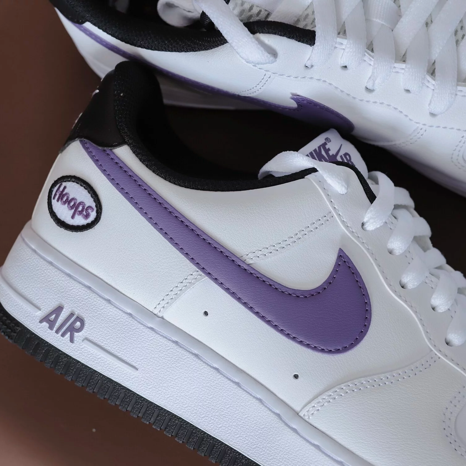 Nike Air Force 1 Low Hoops White Canyon Purple Men's - DH7440-100 - US