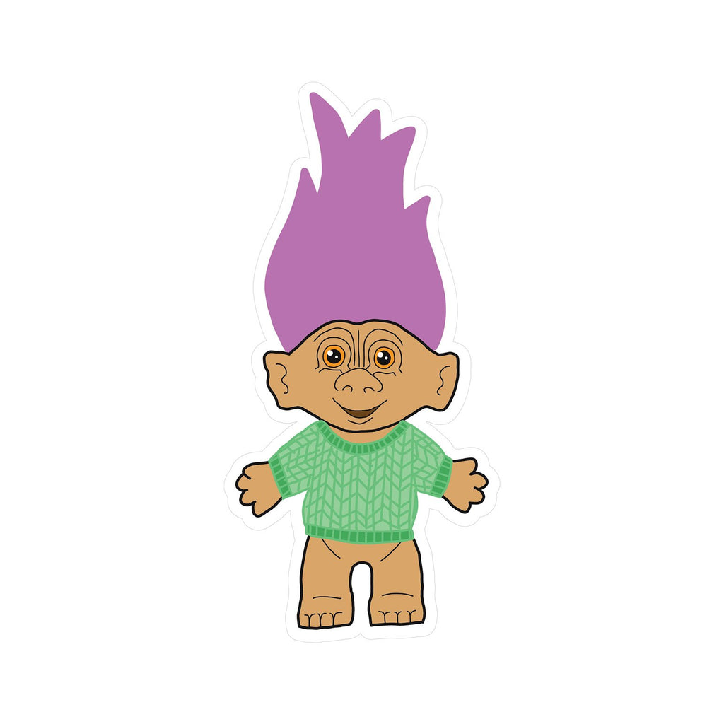 Purple Haired Troll Vinyl – Pipsticks