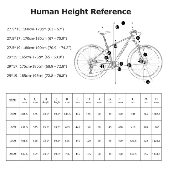 SAVA DECK6.1 carbon mountain bike geometry: