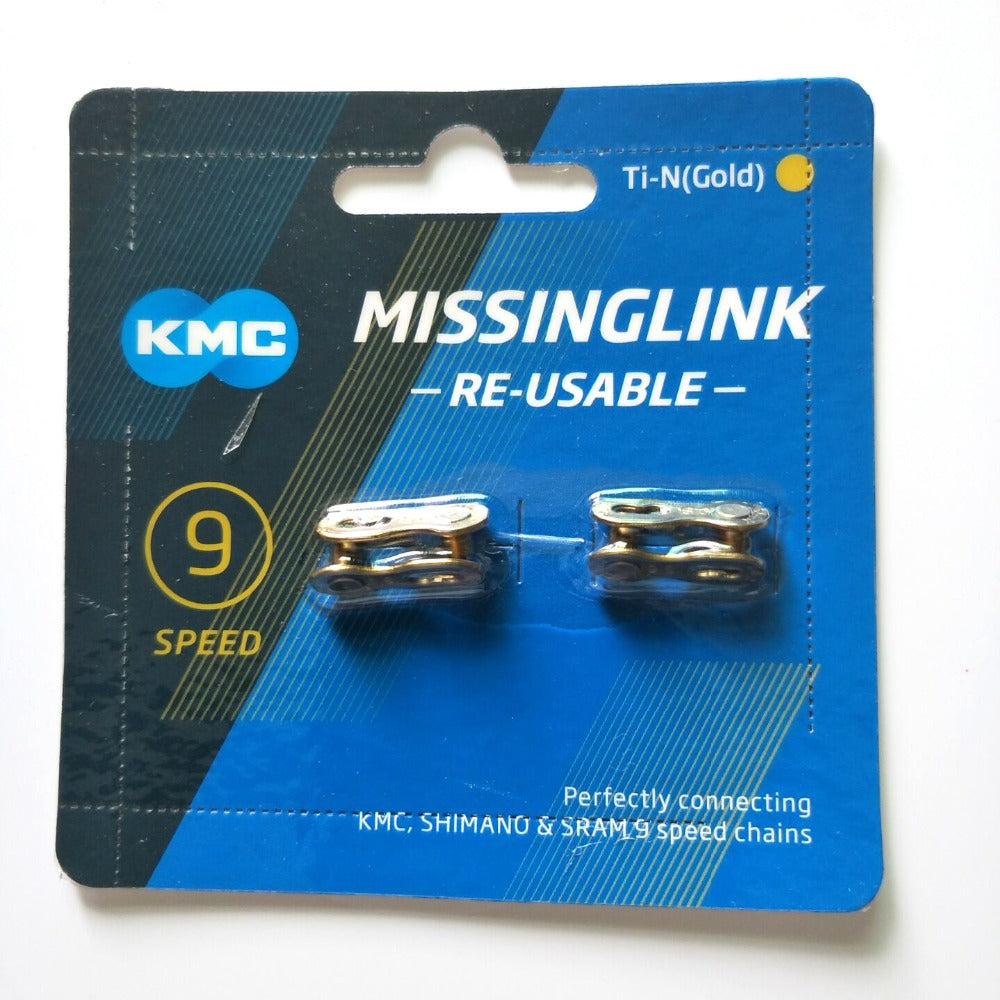 KMC 9 Speed chains bicycle missing chain links