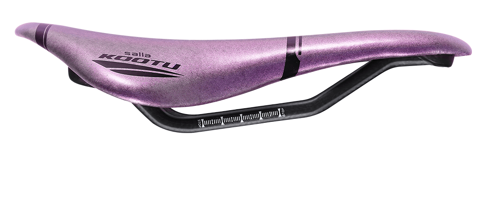 KOOTU purple carbon fiber saddle