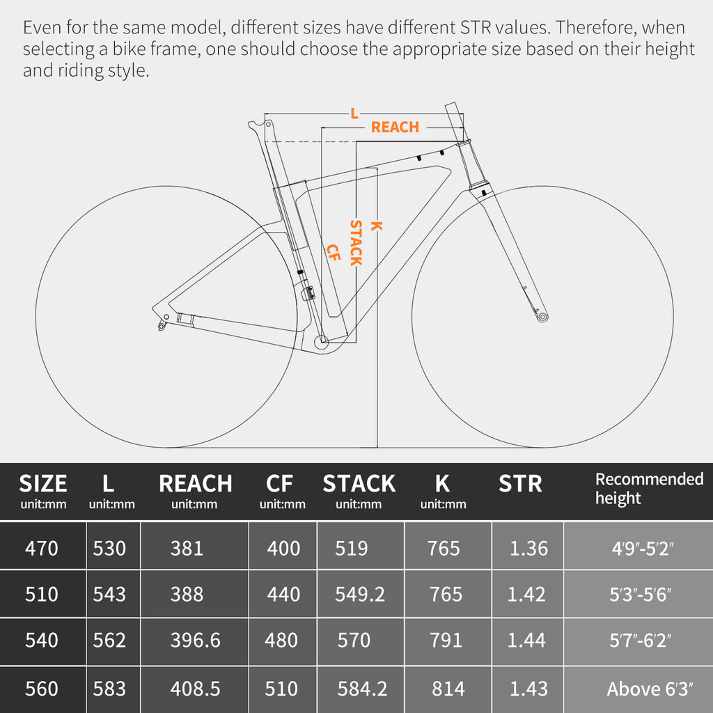 SAVA R11 Gravel Bike Frame Geometry