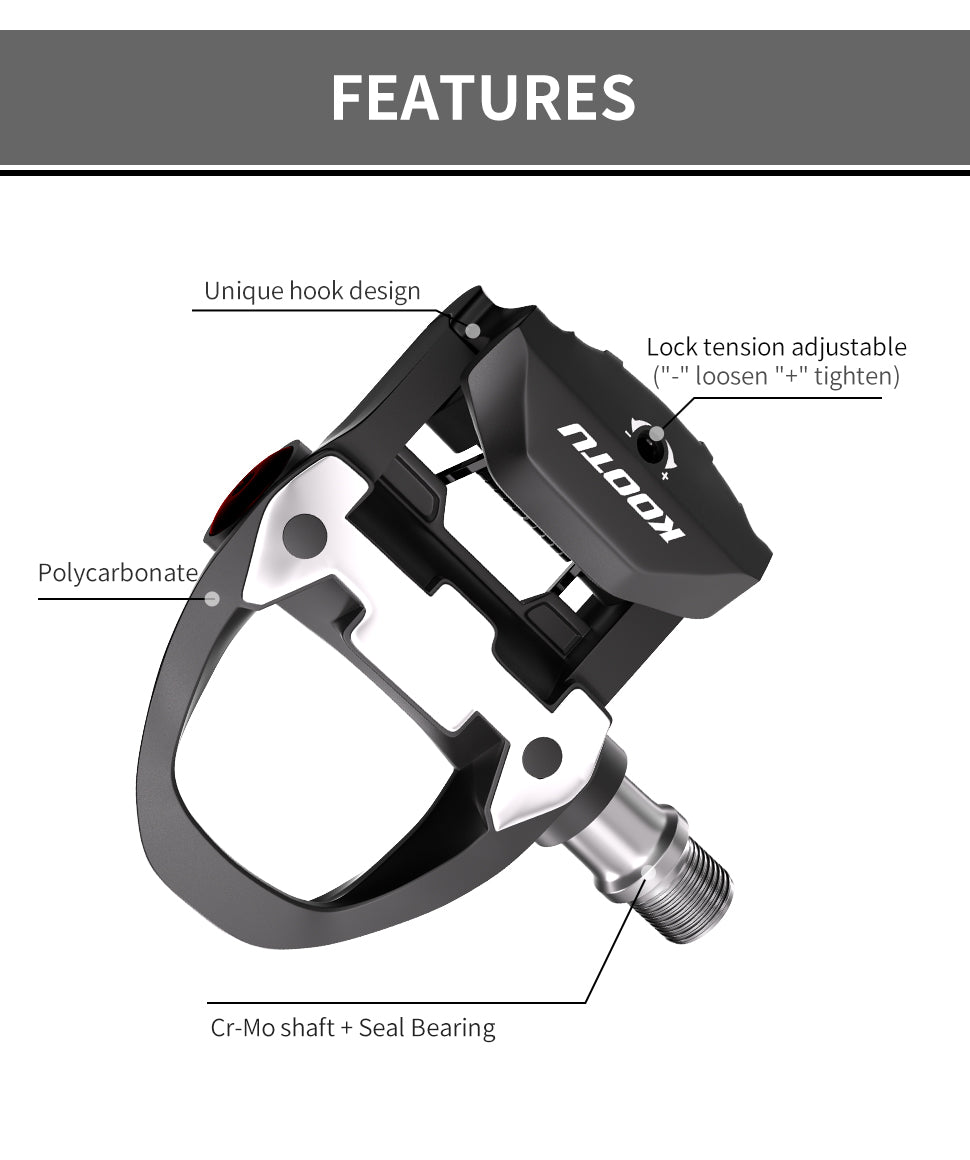 spin lock pedals feature